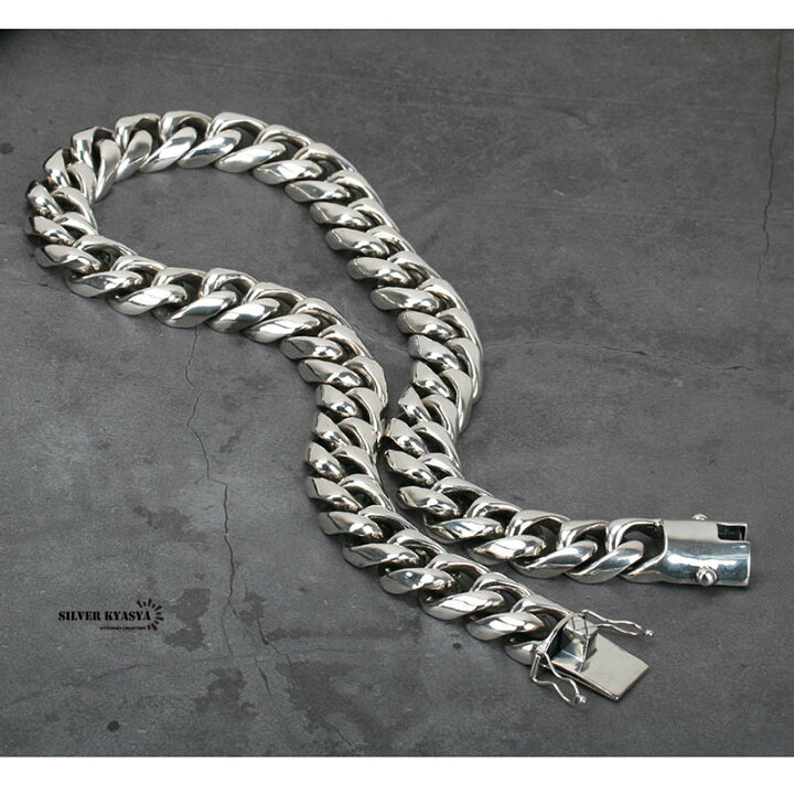 楽天市場】希少! 超重厚 シルバー925 喜平ネックレス 極太 20mm 