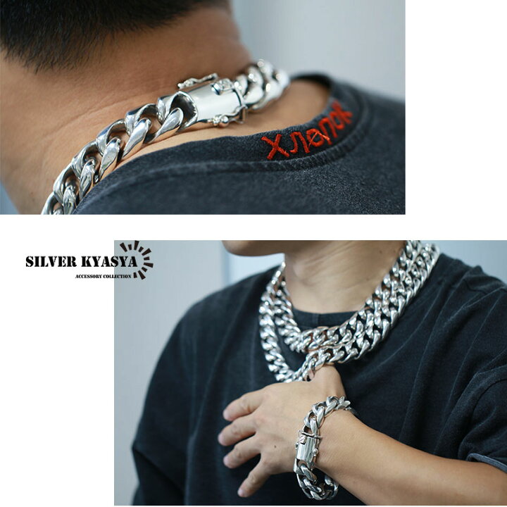 楽天市場】希少! 超重厚 シルバー925 喜平ネックレス 極太 20mm  