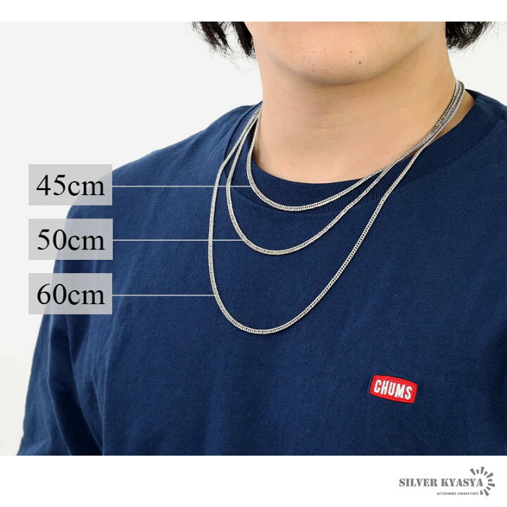 楽天市場】シルバー925 ダブル喜平チェーン ネックレス 幅3mm 喜平 