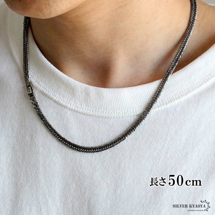 楽天市場】シルバー925 燻しがかっこいい 6面カット トリプル 喜平 
