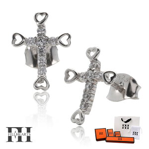 _X[p[SALE 10%OFF 3,800~3,420~ ^FILL HEARTS sAX fB[X  l Vo[ ANZT[ WG[ Cross & Heart NX \ n[g WRjA AM[Ή Vo[925 S9