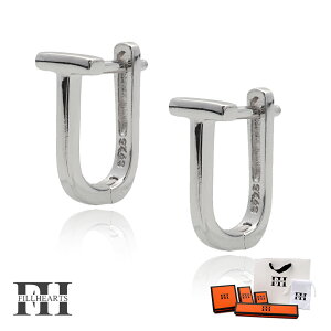 FILL HEARTS sAX fB[X  l Vo[ ANZT[ WG[ T-shaped Hoop T AM[Ή Vo[925 S925 WEbL t[vsAX  s