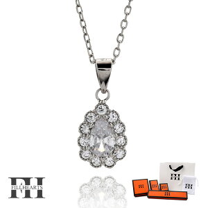 FILL HEARTS lbNX fB[X  l Vo[ ANZT[ Teardrop eBAhbv   WRjA AM[Ή Vo[925 S925 WEbL 40cm  Vo[lb