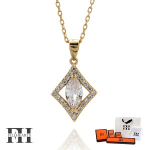 FILL HEARTS lbNX fB[X  l S[h ANZT[ Diamond _Ch X^[  Ђ` WRjA AM[Ή Vo[925 S925 18K 18 40cm  Vo[lbN