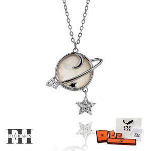 _X[p[SALE 10%OFF 5,990~5,391~ ^FILL HEARTS lbNX fB[X  l Vo[ ANZT[ Saturn & Star T^[&X^[ y f  F WRjA AM[Ή Vo