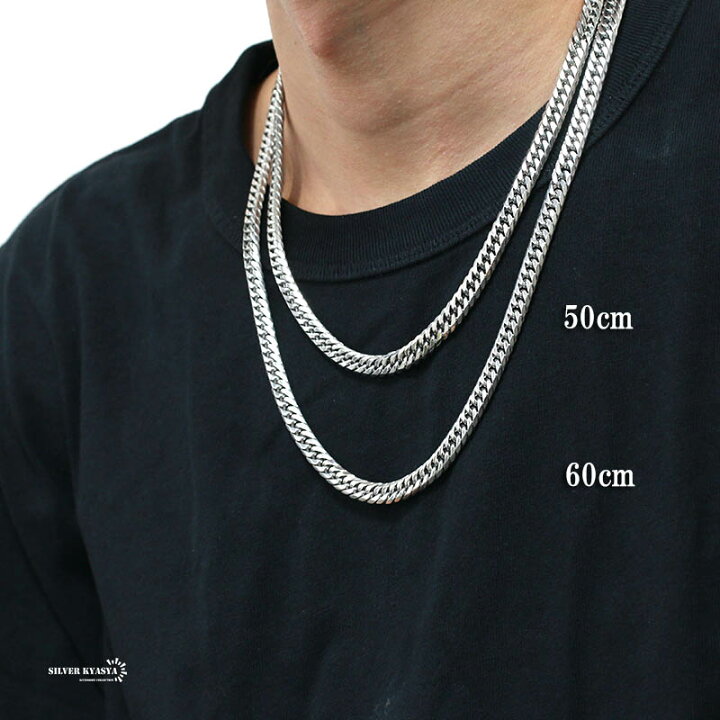 楽天市場】幅7mm STAINLESS STEEL ステンレス 喜平ネックレス 中折式  