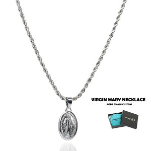 Ղ̃_C lbNX Vo[ lbNX  _C y_g Y HIPHOP Bn t`[v`F[ 50cm pBOXt virgin mary necklace