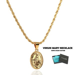 Ղ̃_ClbNX S[h  lbNX  _C y_g Y HIPHOP Bn t`[v`F[ 50cm pBOXt virgin mary necklace