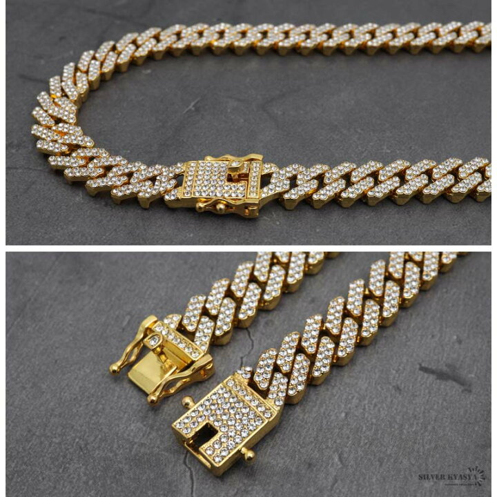 楽天市場】喜平チェーンネックレス ブリンブリン パヴェ CZ gold  