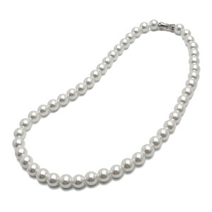 lbNX p[ Y j ANZT[ zCg pearl necklace ^ 10mm AM[Ή lW Xg[g n[hn Vv
