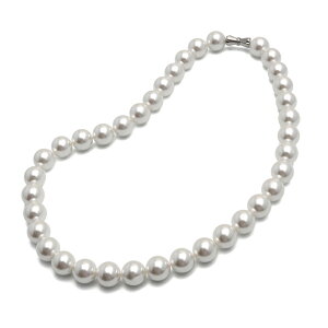 lbNX p[ Y j ANZT[ zCg pearl necklace ^ 12mm AM[Ή lW Xg[g n[hn Vv