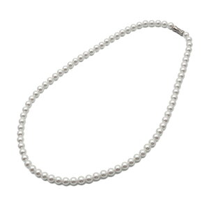 lbNX p[ Y j ANZT[ zCg pearl necklace ^ 6mm AM[Ή lW Xg[g n[hn Vv