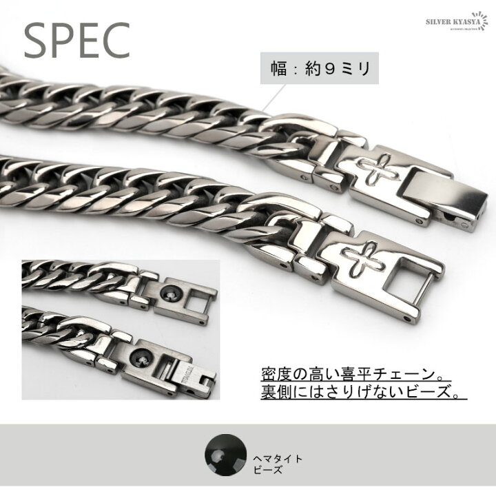 楽天市場】純チタン 6面カット ダブル喜平ネックレス チタンネックレス 