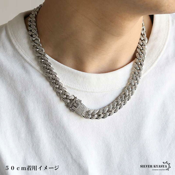 26ミリ マイアミ キューバン喜平 ネックレス 20