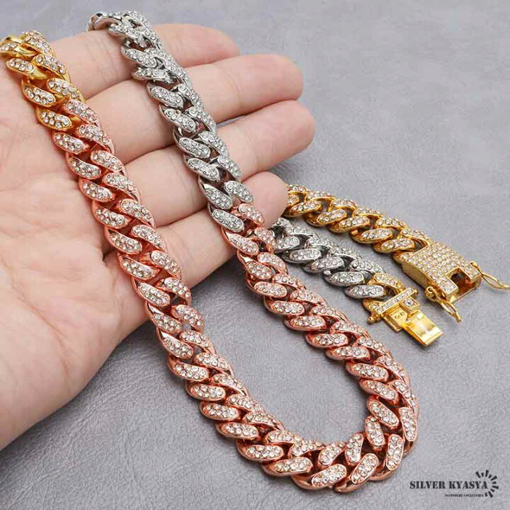 楽天市場】マイアミキューバンネックレス 喜平ネックレス メンズ 3  