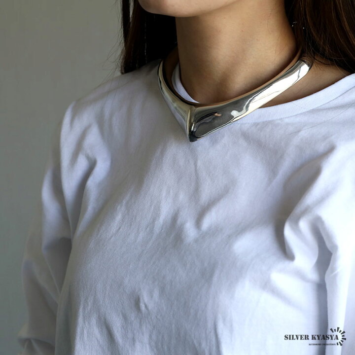 楽天市場】ワイドチョーカー choker 欧米で人気 メタルチョーカー 