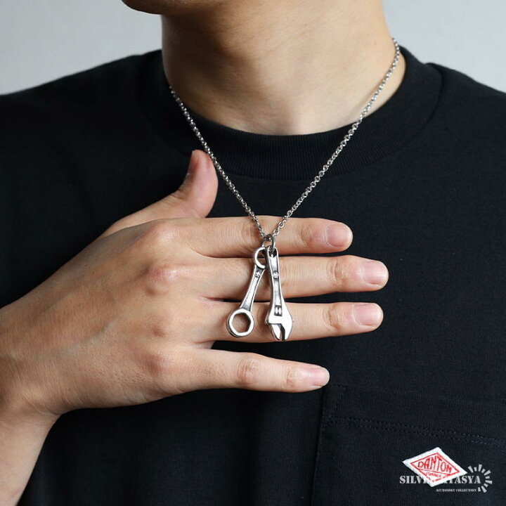 楽天市場】ステンレス 工具ネックレス スパナ レンチ モンキー 