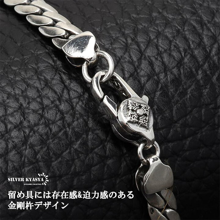 楽天市場】シルバー925 チェーンネックレス 喜平 2面カット マイアミ 