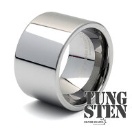 ＼MAX25%OFFクーポン登場中！／タングステン ワイドリング 幅14mm 太幅 幅広 ごつめ 指輪 メンズ リング …
