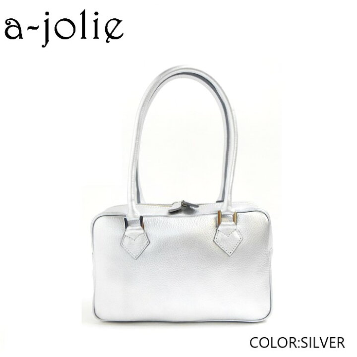 楽天市場】a-jolie 牛革シュリンク スクエアハンドバッグ : アジョリー 