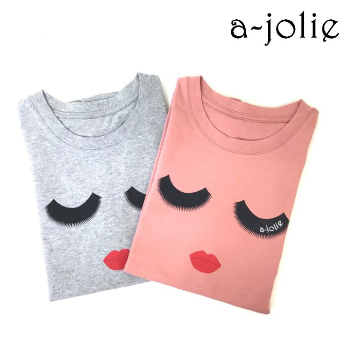 楽天市場】a-jolie(アジョリー) アイラッシュちゃん プリントTシャツ 