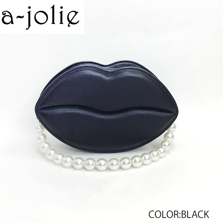 楽天市場】【公式】a-jolie アジョリー LIPモチーフショルダーバッグ 