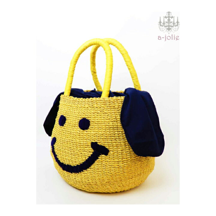 楽天市場】a-jolieスマイルカゴバッグ : アジョリー・a-jolie 