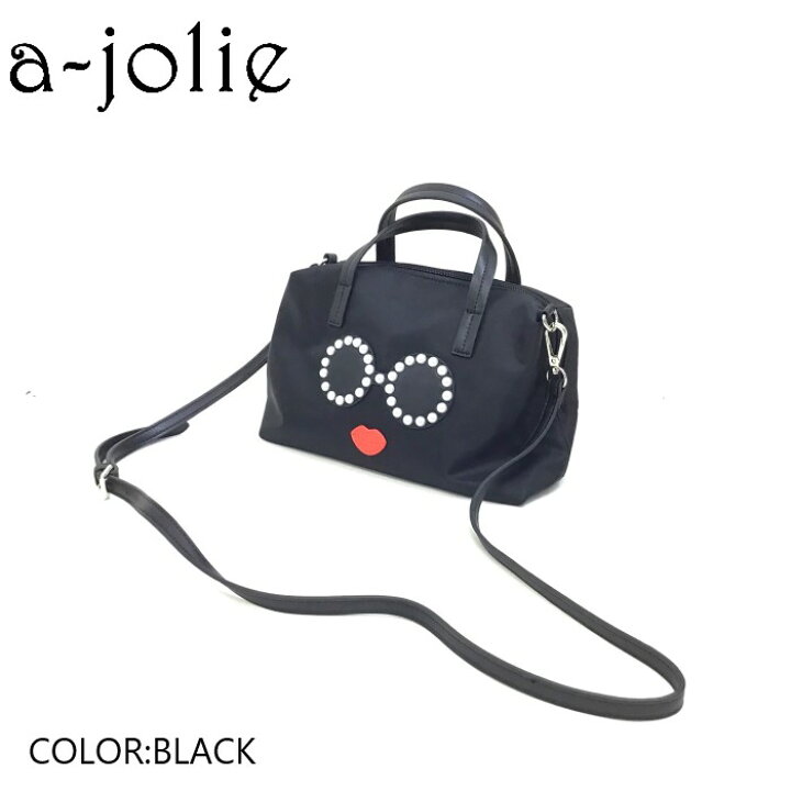 楽天市場】a-jolie パールサングラスちゃん スクエアバッグ 