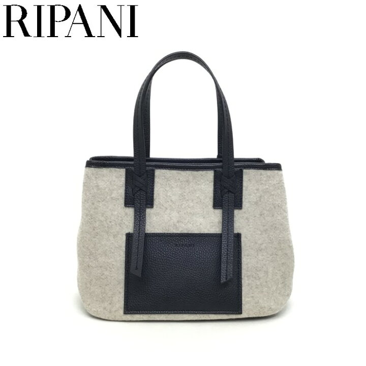 楽天市場】RIPANI(リパーニ）再生フェルト×牛革 トートバッグ(小 