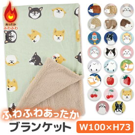 【 冬物クリアランス★30％OFF 】【送料無料】フレンズヒル ブランケット ひざ掛け 冬 膝掛 かわいい ボア付き 73×100cm 暖かい 毛布 寒さ対策 冷え防止 お昼寝 防寒 大人 レディース ひざかけ オフィス キッズ 赤ちゃん 女性 ベビーケット スローケット 腰巻 大きめ 裏ボア