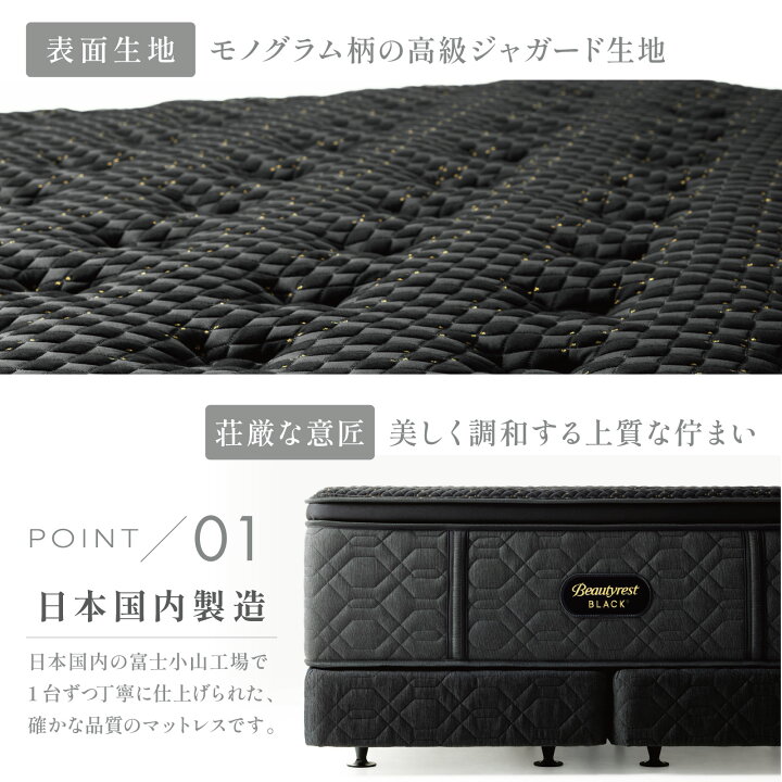 楽天市場】マットレス ボックススプリング《枕カバー☆プレゼント 