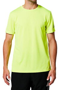 asics アシックス TEAM ONE POINT SLEEVE SS フラッシュイエロ XS 2031D730 750 | スポーツ メンズ XS 服 衣類 衣料品 トレ−ニングウェア ウエア チームウェア トップス ドライ半袖シャツ シャツ Tシャツ 半