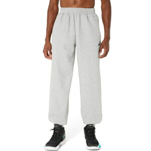 asics アシックス SWEAT PANTS グレー杢 3XL 2063A322 20 | スポーツ スポーツウェア バスケットボール バスケ スウェットパンツ ボトムス 長ズボン ユニセックス スポーツ用品 ワンポイント ロゴ オシ