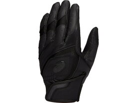 asics アシックス GOLDSTAGE BATTHING GLOVE ブラックxブラック L 3121A950 1 | スポーツ用品 スポーツ 男性 メンズ 野球用品 グッズ 野球 ベースボール グローブ 手袋 高校野球対応 バッティング スウィングサポートパッド 両手用 グリップ力 合成皮革 L ブラック