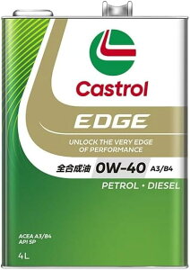 Castrol JXg[ GWIC EDGE GbW 0W-40 4L | 0W40 4L 4bg IC  lC  IC  GW Ԍ IC |Cg