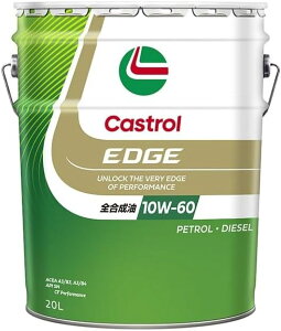 Castrol JXg[ GWIC EDGE GbW 10W-60 20L | 10W60 20L 20bg y[ IC  lC  IC  GW Ԍ IC |Cg