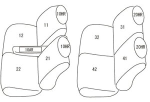 CLAZZIO クラッツィオ カスタムオーダー シートカバー ダイハツ ウェイク LA700S H26(2014)/11〜仕様変更 ED-6530 | 車 シート カバー 保護 カーシート 汚れ 防止 対策 DIY