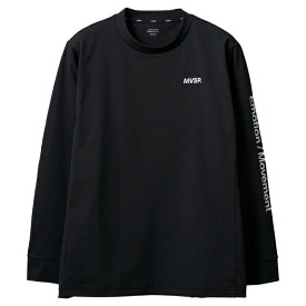 DESCENTE デサント SUNSCREEN スリーブロゴ ロングスリーブシャツ ブラック Lサイズ DMMVJB56 BK | スポーツ ウエア 服 衣類 機能性 トップス シャツ ロングスリーブ 長袖 生地 ストレッチ性 伸縮性 快適 素材 遮熱 UVカット 紫外線対策 日焼け防止 耐久性 ブラック L