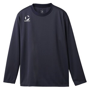 DESCENTE デサント ワンポイントロングスリーブシャツ ネイビー 2XO ST5SLTT0M NV00 | スポーツ トレーニング ウェア フィットネス 長袖シャツ ロングスリーブシャツ メッシュ素材 メンズ ムーブス