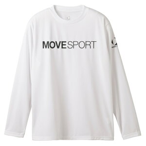 DESCENTE デサント ロングスリーブシャツ ホワイト O ST5SLTT1M WH00 | スポーツ トレーニング ウェア フィットネス 長袖シャツ ロングスリーブシャツ メッシュ素材 メンズ ムーブスポーツ 吸汗速乾