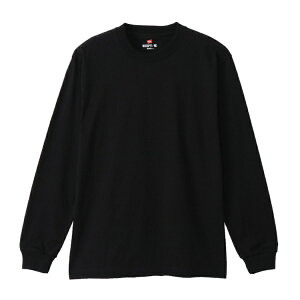 Hanes �`�����s�I�� BEEFY LONG SLEEVE �u���b�N L H5186 90 | �t�@�b�V���� �����Y�t�@�b�V���� ���f�B�[�X ���j�Z�b�N�X �j�����p �g�b�v�X �����OT�V���c ����T ���� �h�� �^�O���X �������u ������