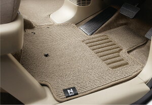 HONDA ホンダ 純正 NBOX N-BOX エヌボックス フロアカーペットマット/プレミアムタイプ フロント/リア3点セット ブラック/ダークベージュ 2011.11〜2012.11 || JF1 JF2 NBOXカスタム N-BOXカスタム Nボック