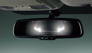 HONDA ホンダ ODYSSEY オデッセイ ホンダ純正 オートデイナイトミラー(LED ブルー イルミネーション付)本体+取付アタッチメントセット 2013.10〜次モデル