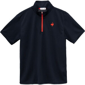 le coq sportif ���R�b�N �G�R�y�b�g�n�[�t�W�b�v�V���c �l�C�r�[ M LT5SHTZ2M NV00 | �X�|�[�c�p�i �E�G�A �g�b�v�X �n�[�t�X���[�u �V���[�g�X���[�u ���� �z���� ������ UV�J�b�g UPF15 ���O���΍� �g
