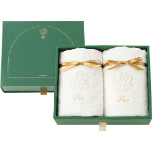 Foo Tokyo オーガニックコットン フェイスタオル2枚セット GIFTSET06_G | 23-0128-069 タオル フェイスタオル 洗面所 キッチン お風呂 詰め合わせ 綿100% シンプル ふわふわ やわらかい 安らぎ 引越し