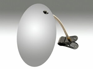 信栄物産 スペースミラー F-30A | 防犯 防犯ミラー クリップ式 取付け ワンタッチ 丸型 丸形 軽量 ミラー 鏡 かがみ 安全ミラー 安全確認用 安全グッズ 角度調節自在 フレキシブルアーム 安全