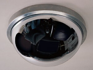 信栄物産 半球ミラー デラックス R-30 | 防犯ミラー 半球ミラー ガレージミラー 安全確認ミラー 1/4球 鏡 ガレージ用品 駐車場 防犯 用心 保安 安全確認 半球 超広角 軽量 室内用 屋内用 工場