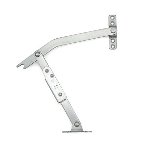 SUGATSUNE スガツネ工業 ステンレス鋼製ロック付重量扉用ステー YA-2020型 ワイヤーなし PAT 左用 180-100-201 YA-2020L | 建築金物 家具金物 部品 金具 金物 ステー ステンレス銅 ロック付 重量扉 取付金