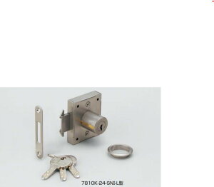 SUGATSUNE スガツネ工業 ミリオンロック 面付 シリンダー カマ錠 7810K型 用 PAT ミリオンロックシリーズ 本体 右出し 150-028-938 7810K-24-CR-R-B | DIY 金物 金具 建具 ツール 部品 錠 セキュリティ部品 シ