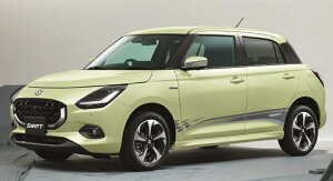 SUZUKI スズキ 純正 サイドデカール グレー ACBS 99230-69T00-002 | SWIFT スイフト 車用品 カー用品 自動車 部品 パーツ アクセサリー 外装 カスタム ドレスアップ おしゃれ グレードアップ ボディ 車 D